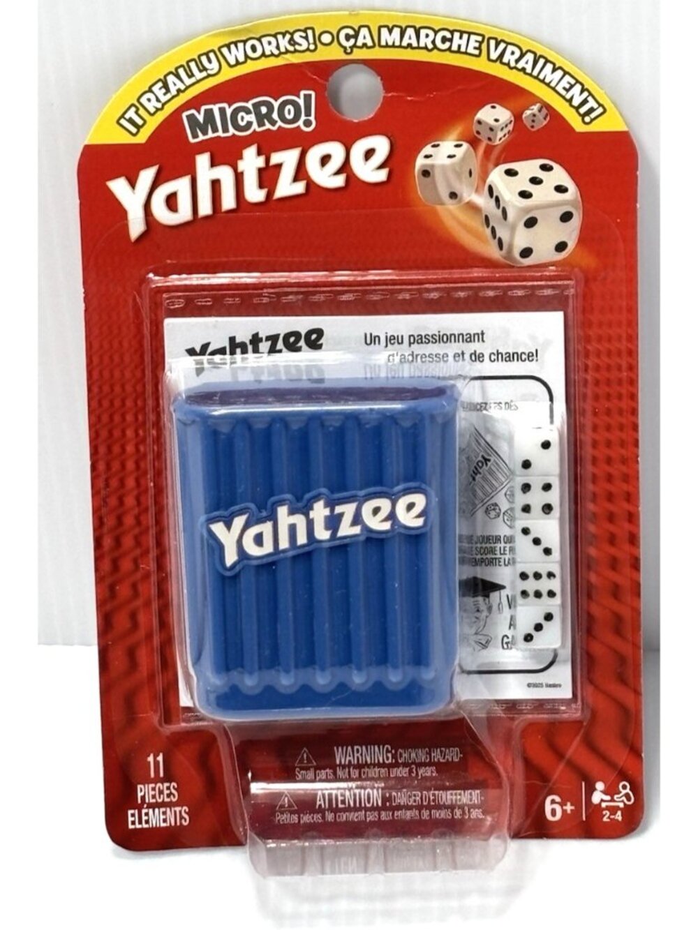 World's Smallest Micro Yahtzee Game - New In Package - Miniature Travel Toy